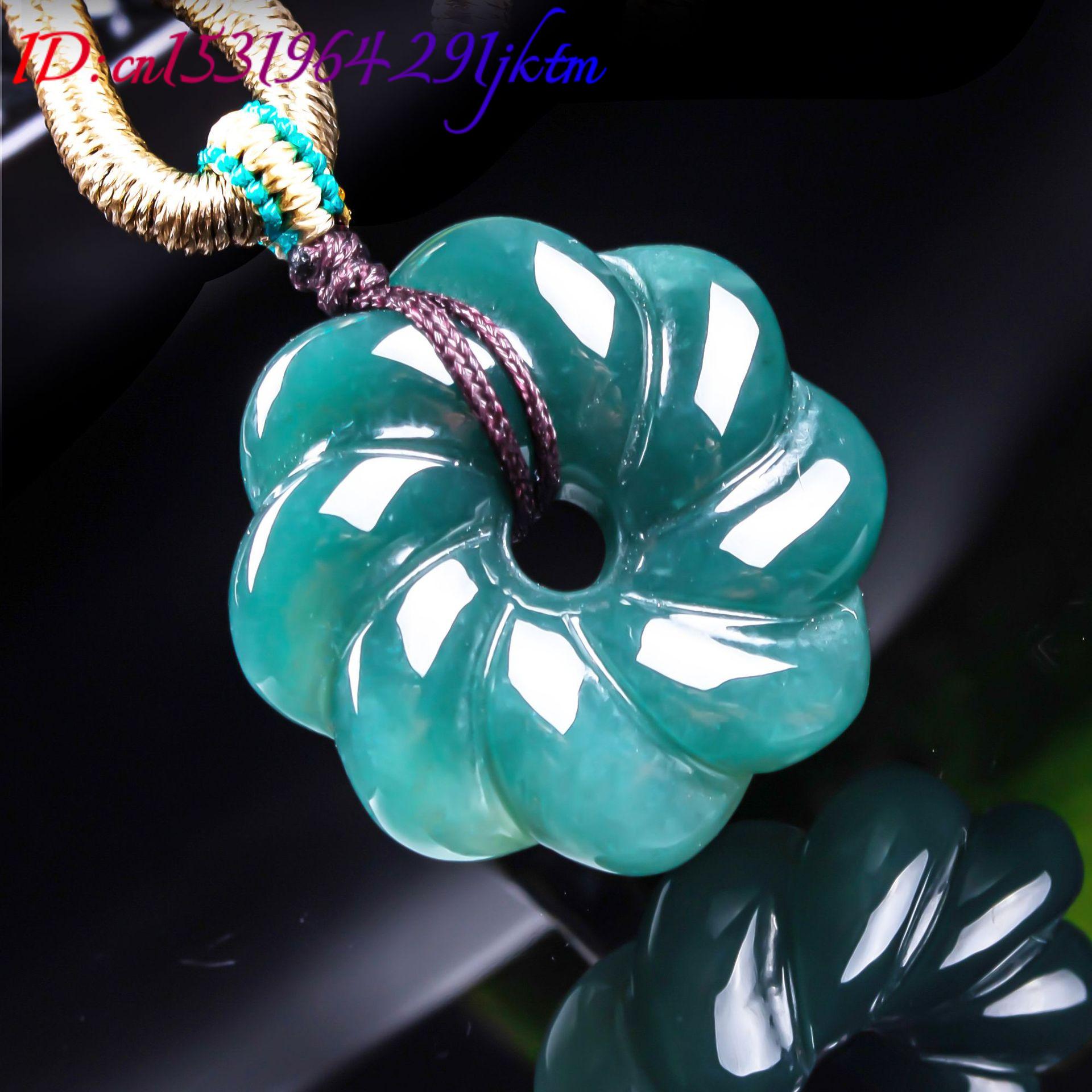 Natural Burmese Jadeite Flower - Women'S Accessories Jewelry 评论和价格