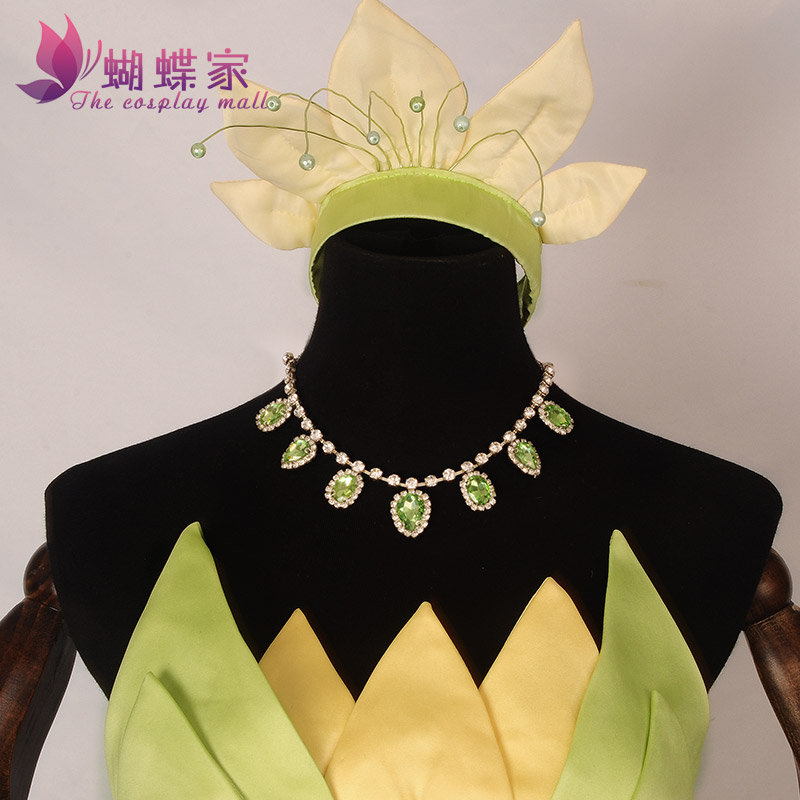 Princess Tiana Dress Cosplay C - Women Accessories Wholesale 评论和价格