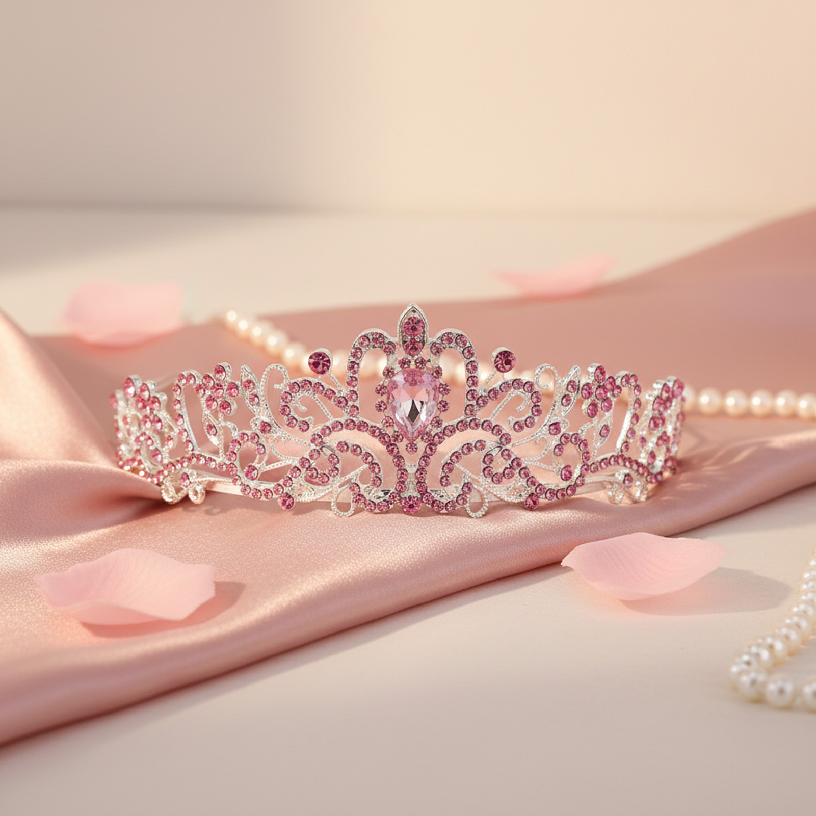 Elegant Bridal Crown Sparkly R - Women'S Accessories Jewelry 评论和价格
