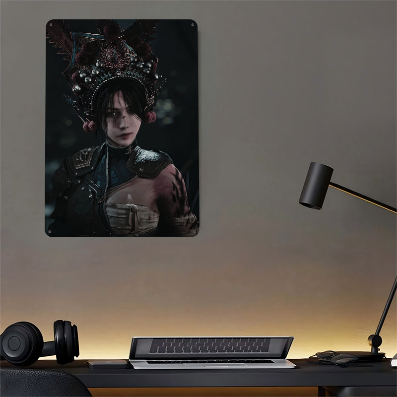 Warrior Woman With Ornate Head - Women Accessories Poster 评论和价格
