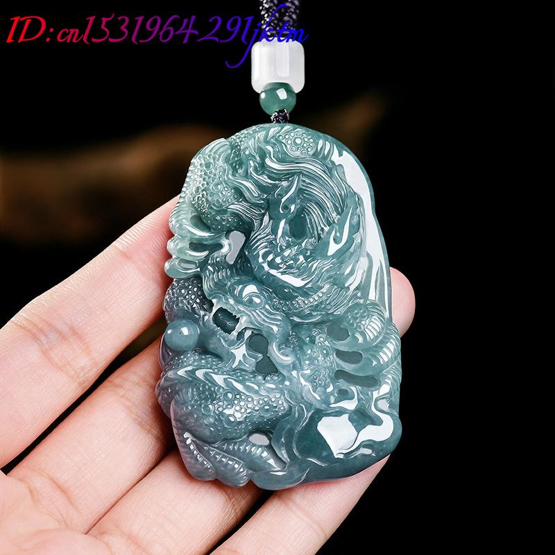 Natural Burmese Jadeite Dragon - Women'S Accessories Jewelry 评论和价格