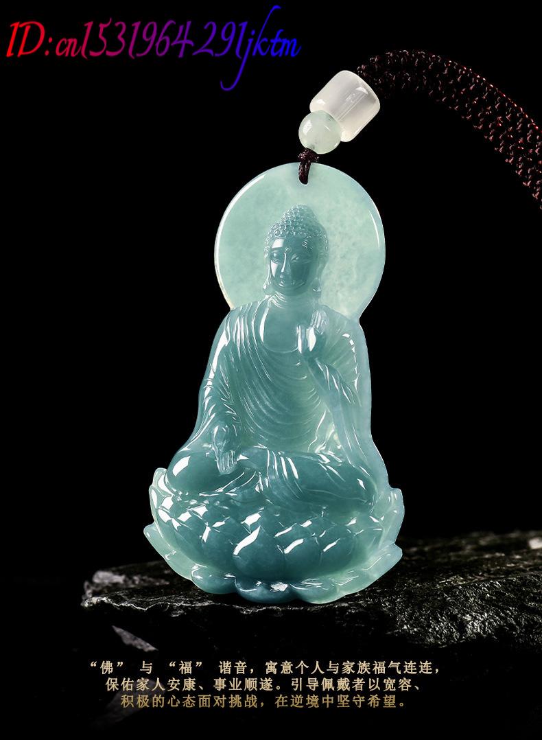 Natural Burmese Jadeite Buddha - Women'S Accessories Jewelry 评论和价格