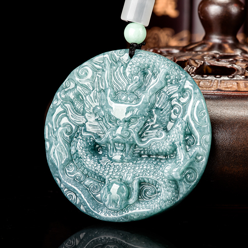 Burmese Jadeite Dragon Pendant - Women'S Accessories Jewelry 评论和价格