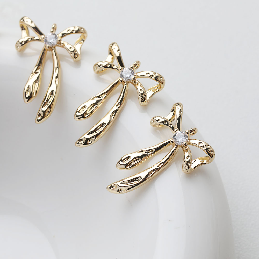 4PCS Dainty Bow Charm Jewelry  - Charm Necklace Dainty 评论和价格