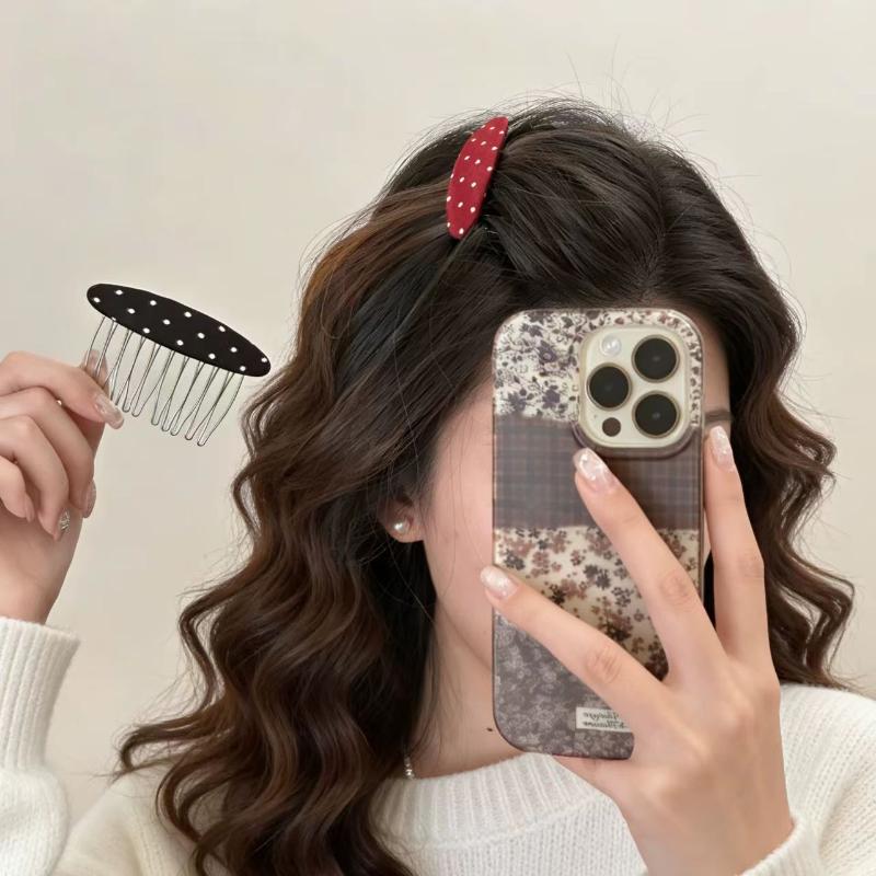 * New Sale Polka Dot Hair Comb - Women Accessories Sale 评论和价格