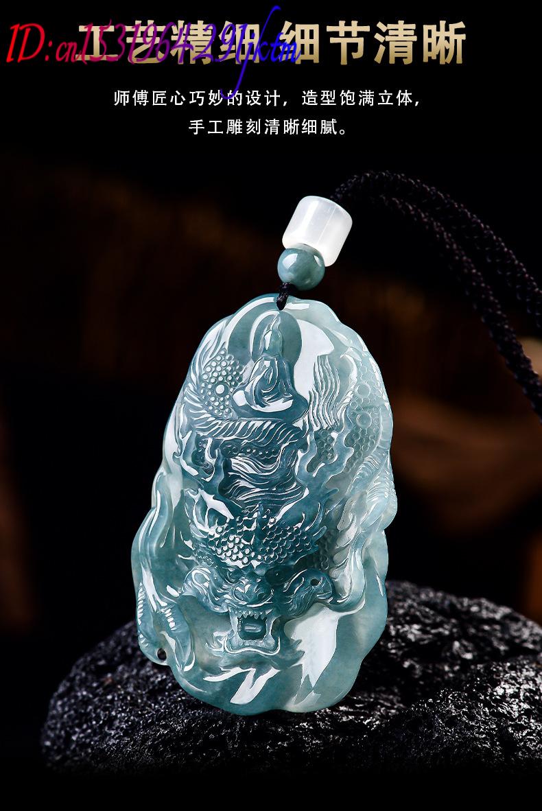 Natural Burmese Jadeite Dragon - Women'S Accessories Jewelry 评论和价格
