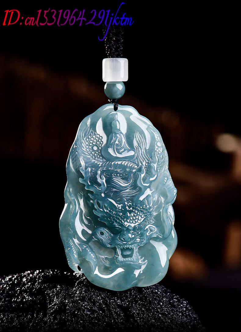 Natural Burmese Jadeite Dragon - Women'S Accessories Jewelry 评论和价格