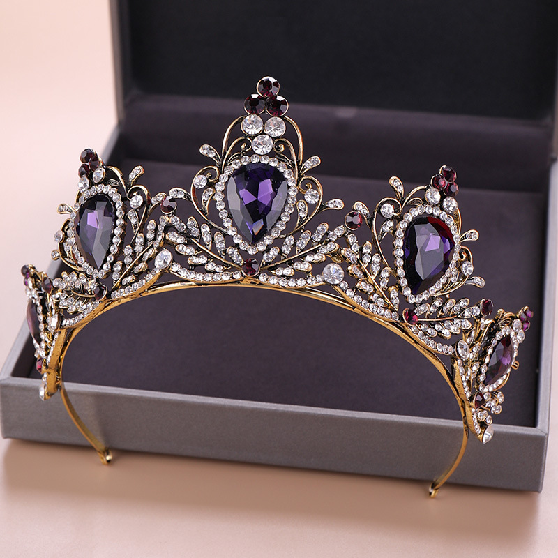 Elegant Crown Headpiece Baroqu - Women'S Accessories Jewelry 评论和价格