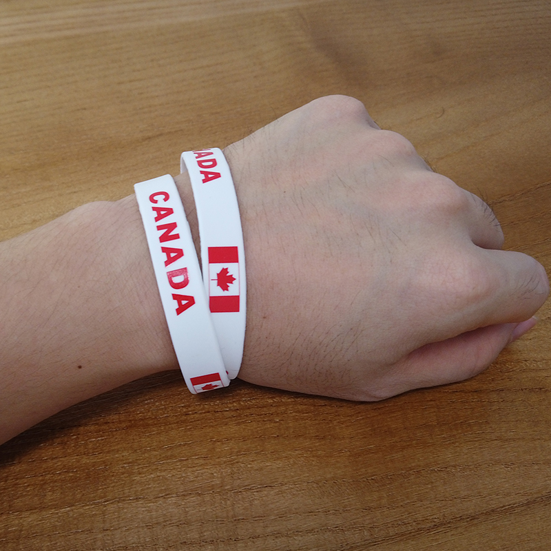 2pcs Canada National Flag Wris - Women'S Accessories Canada 评论和价格