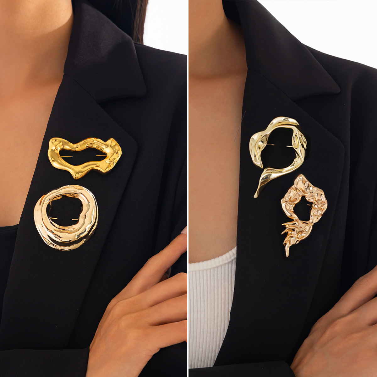 New Fashion Irregular Brooches - Women'S Accessories Jewelry 评论和价格