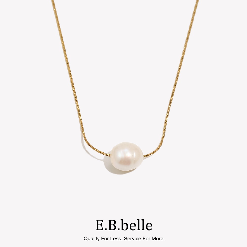 E.B.belle Minimalist Freshwate - Charm Necklace Dainty 评论和价格