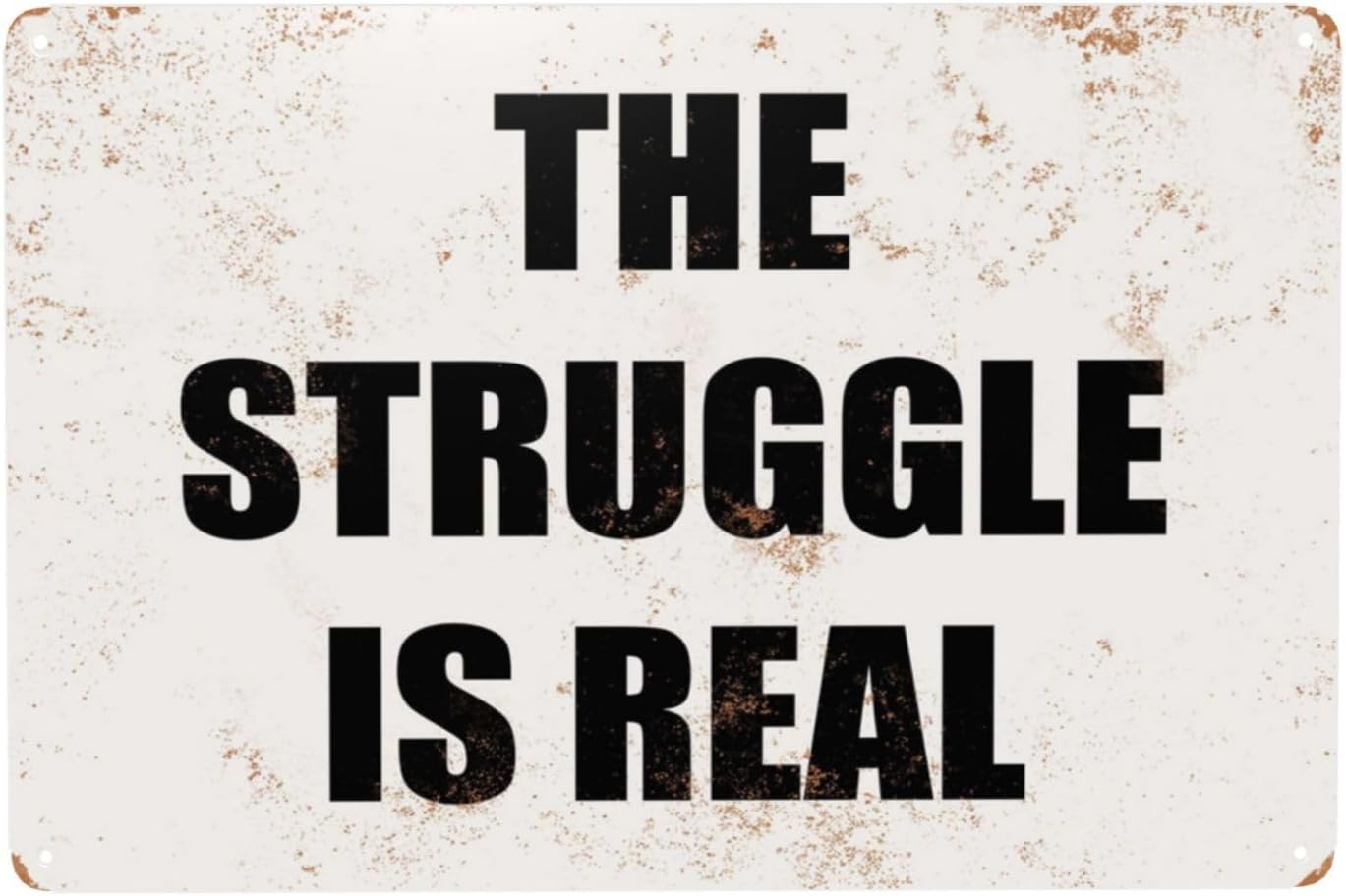 The Struggle is Real Funny Ret - Women Accessories Poster 评论和价格