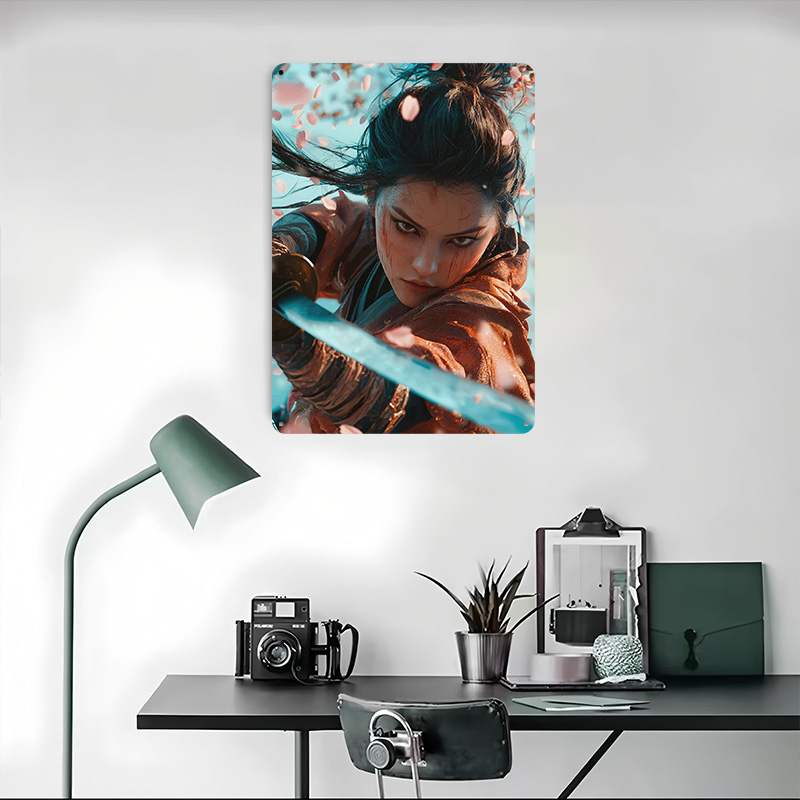 Samurai Warrior Woman Poster C - Women Accessories Poster 评论和价格
