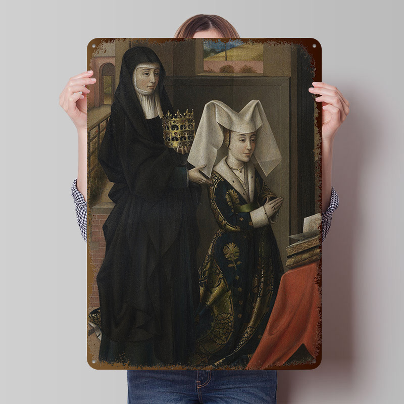 Religious Painting of Two Wome - Women Accessories Poster 评论和价格