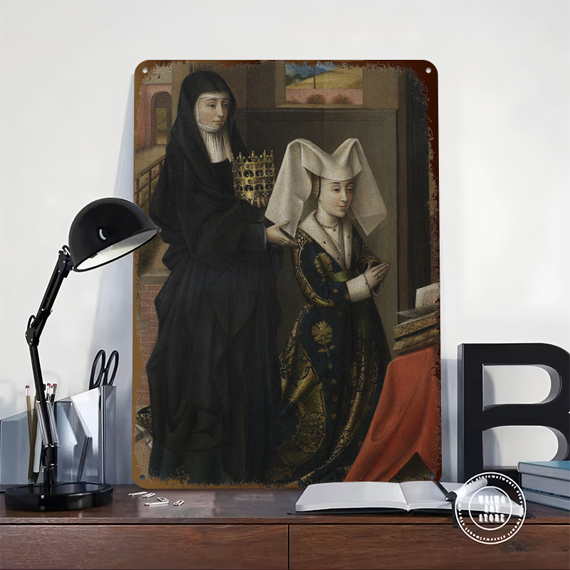Religious Painting of Two Wome - Women Accessories Poster 评论和价格
