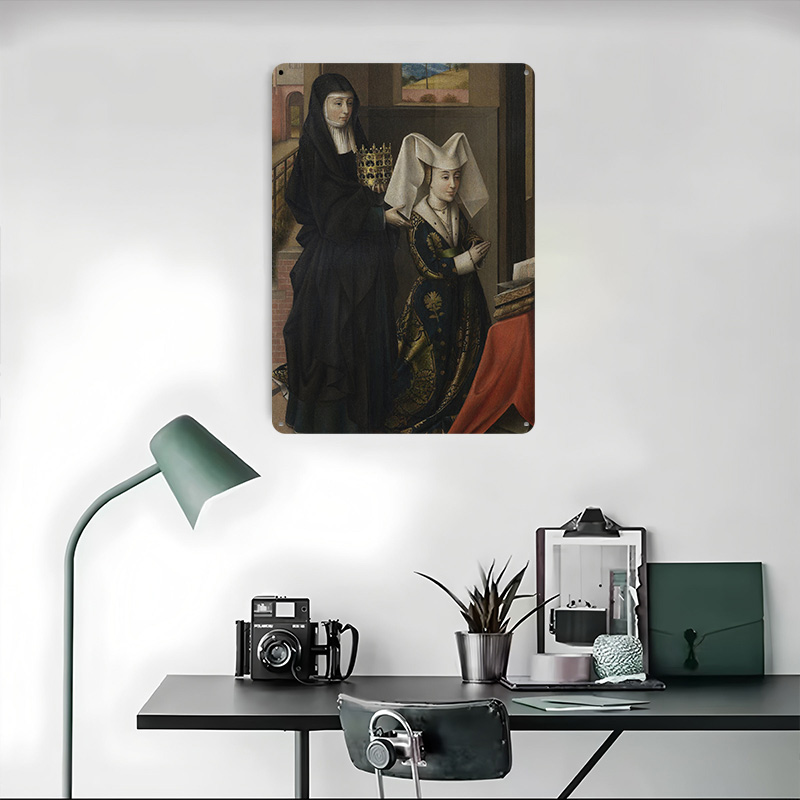 Religious Painting of Two Wome - Women Accessories Poster 评论和价格