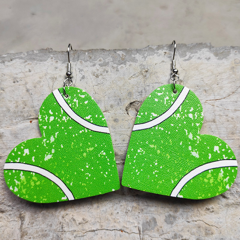 Heart PU Leather Baseball Dang - Women'S Volleyball Accessories 评论和价格
