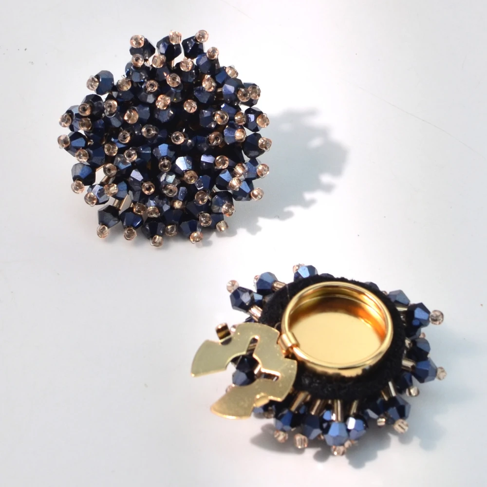 2PCS Elegant Button Covers Han - Women'S Accessories Jewelry 评论和价格