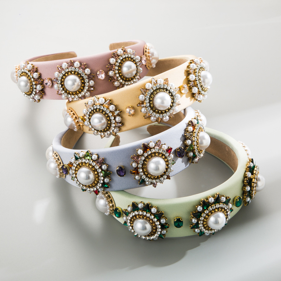 Baroque Rhinestone Headband Ha - Women Accessories Wholesale China 评论和价格