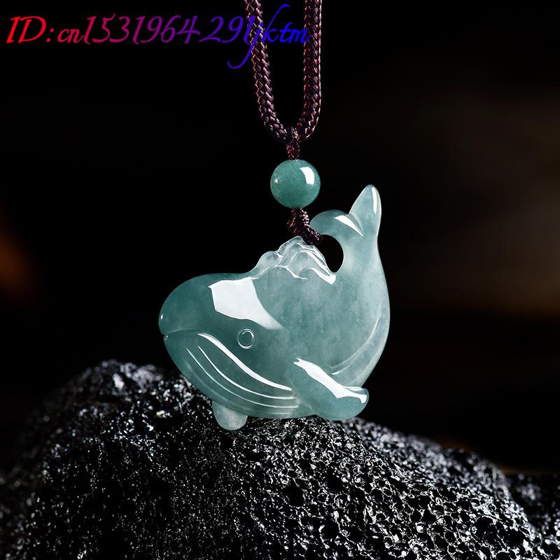 Natural Burmese Jadeite Whale  - Women'S Accessories Jewelry 评论和价格
