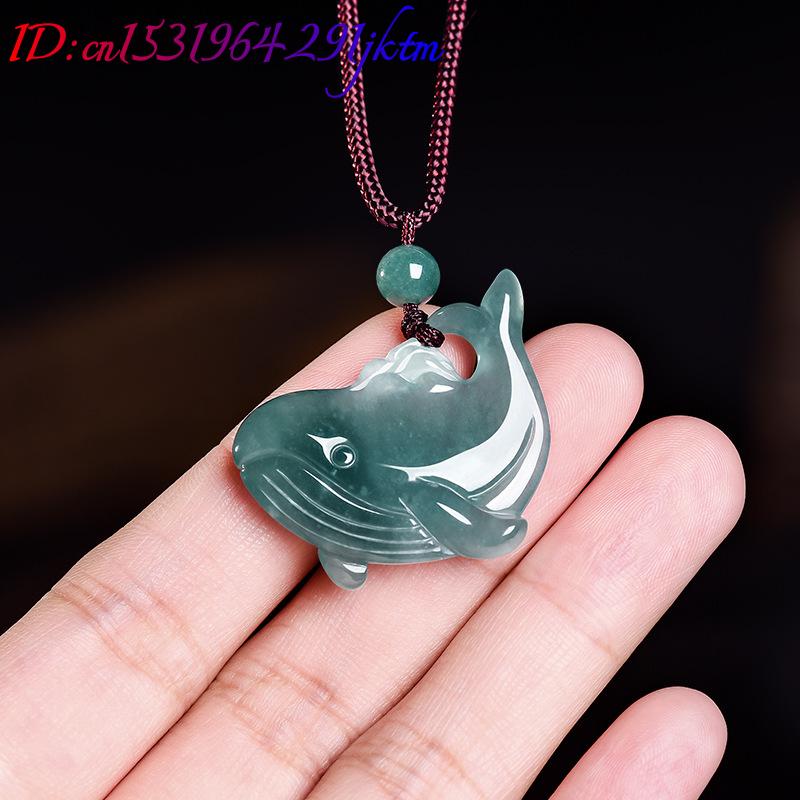 Natural Burmese Jadeite Whale  - Women'S Accessories Jewelry 评论和价格
