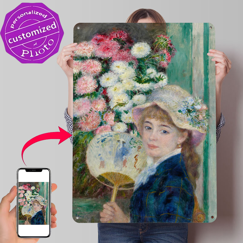 Young Woman With Fan and Flowe - Women Accessories Poster 评论和价格
