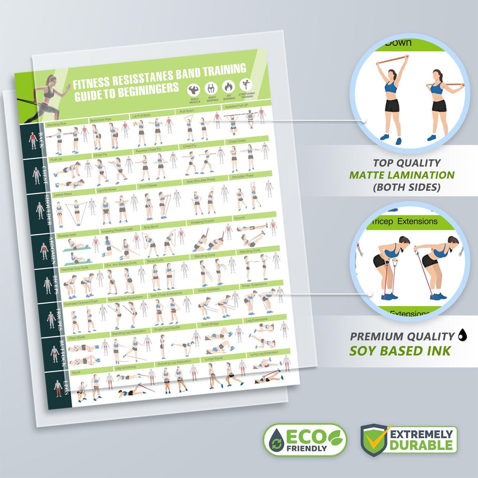 Exercise Posters Resistance Ba - Women Accessories Poster 评论和价格