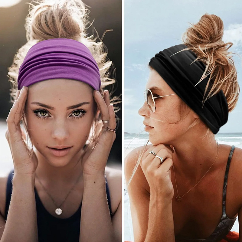 Sweatband for Men Women Elasti - Women'S Yoga Accessories 评论和价格