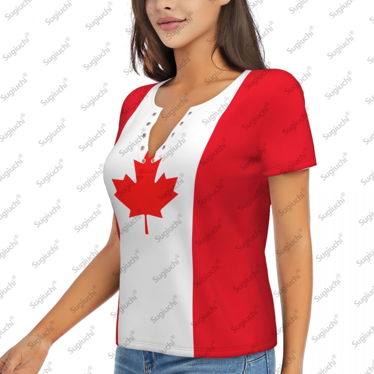 2025 Canada Flag Sexy Deep V N - Women'S Accessories Canada 评论和价格
