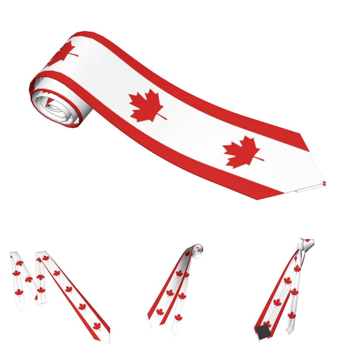 Flag Of Canada Necktie Unisex  - Women'S Accessories Canada 评论和价格