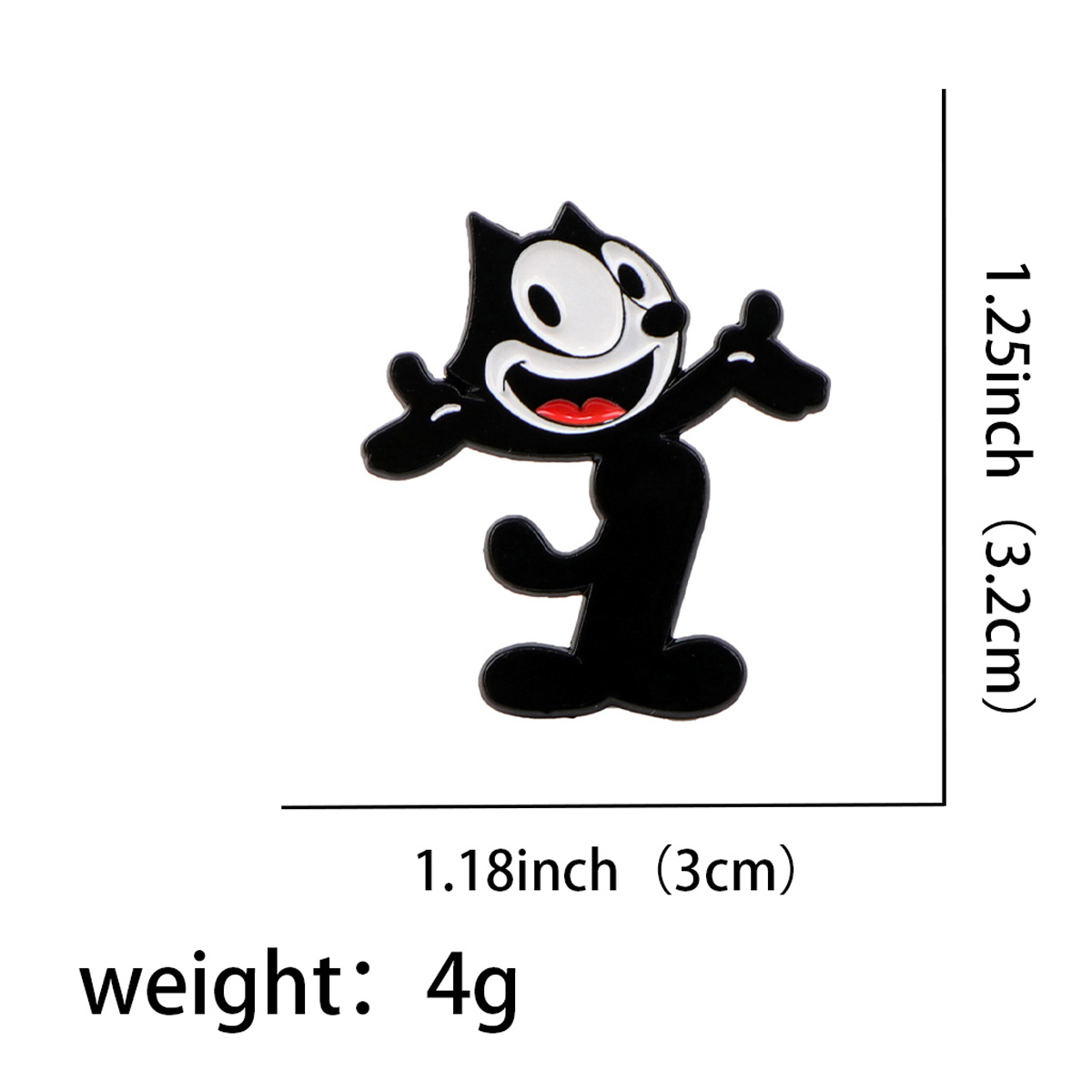 Cute Cartoon Animal Enamel Pin - Women Accessories Picture 评论和价格