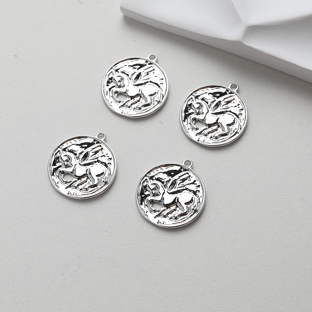 4pcs Dainty Unicorn Charms for - Charm Necklace Dainty 评论和价格