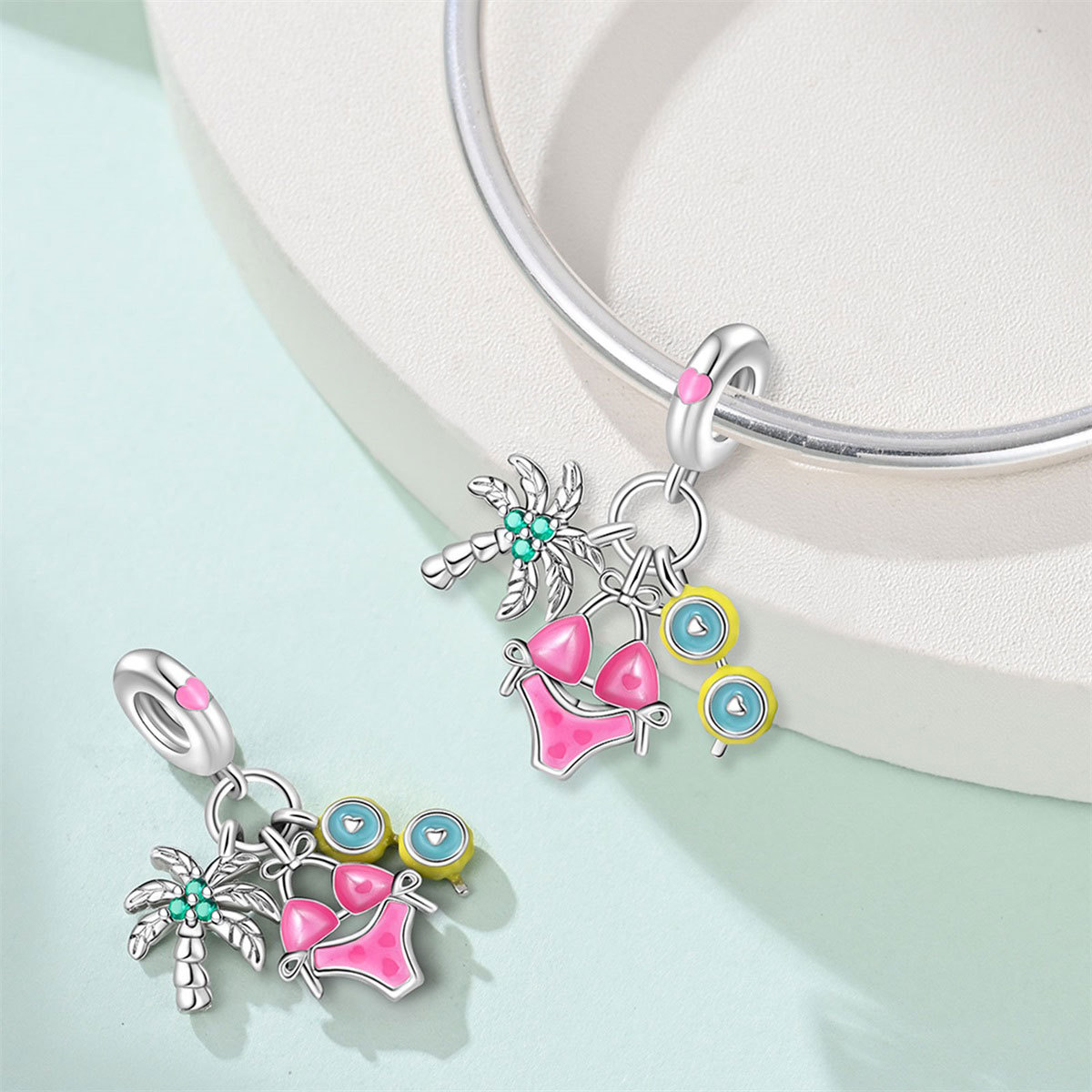 Original Charms Silver Plated  - Women'S Volleyball Accessories 评论和价格