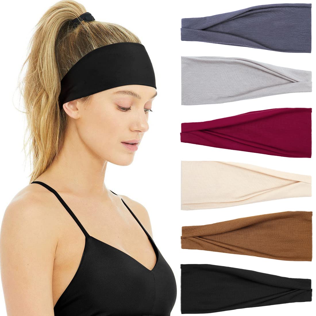 Headbands for Women Non Slip S - Women'S Yoga Accessories 评论和价格