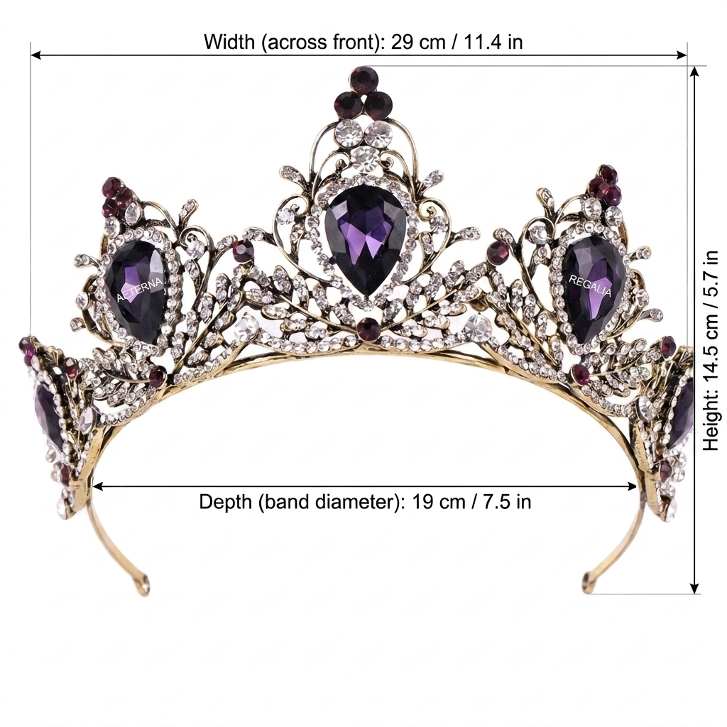 Crown Headpiece Lightweight Ba - Women'S Accessories Jewelry 评论和价格