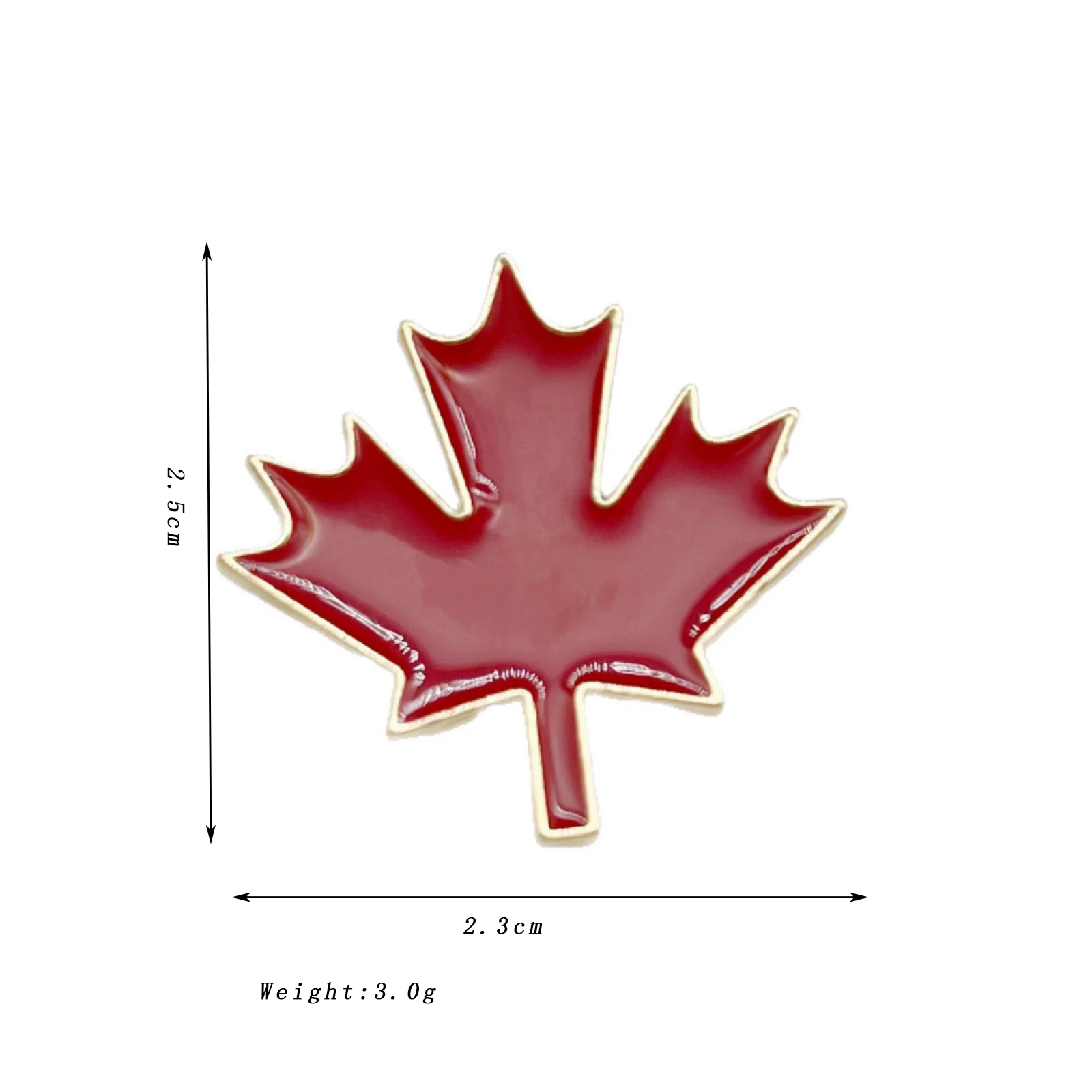 Enameled Red Maple Brooches Ca - Women'S Accessories Canada 评论和价格