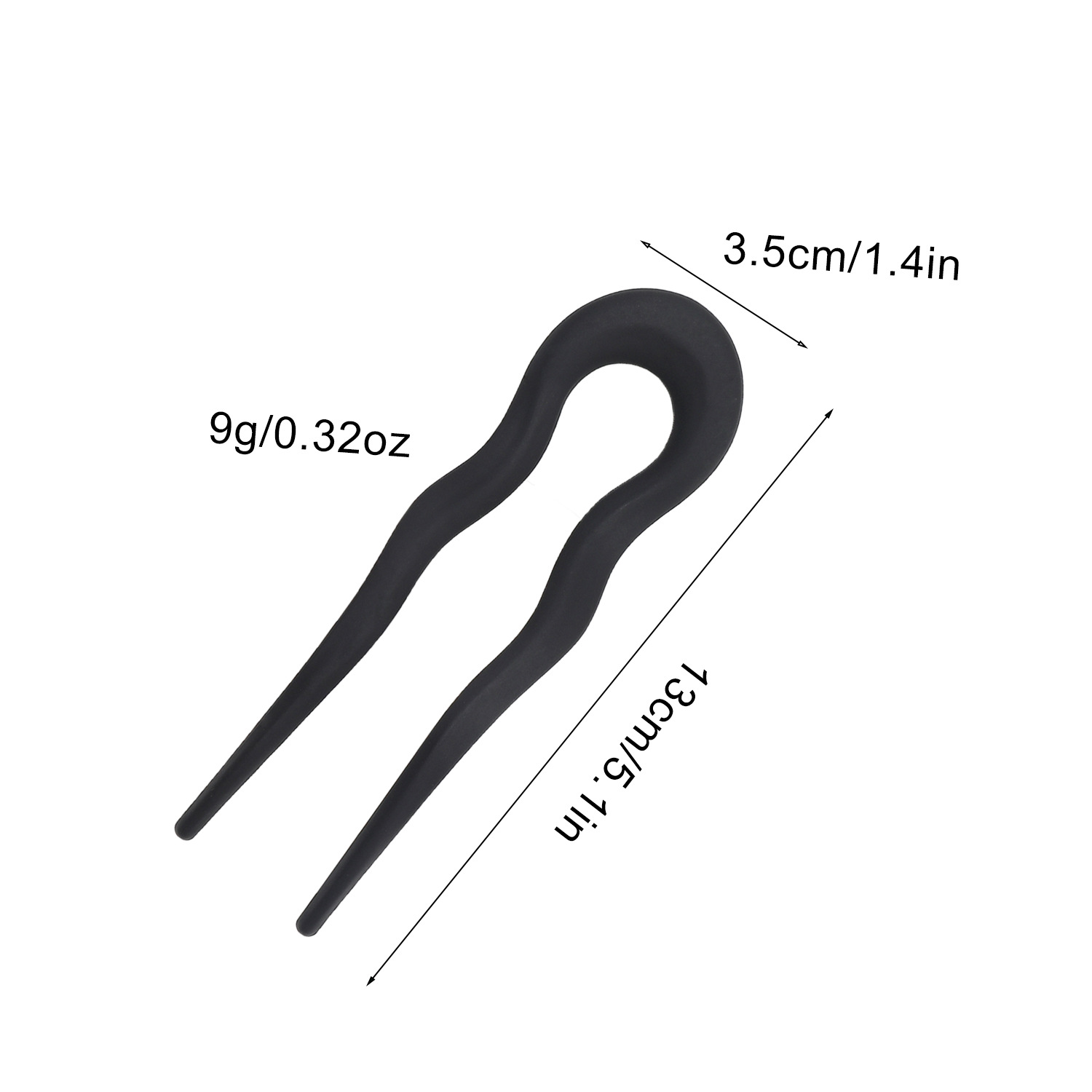 1/4pcs Simple Frosted U-Shaped - Women Accessories Wholesale 评论和价格