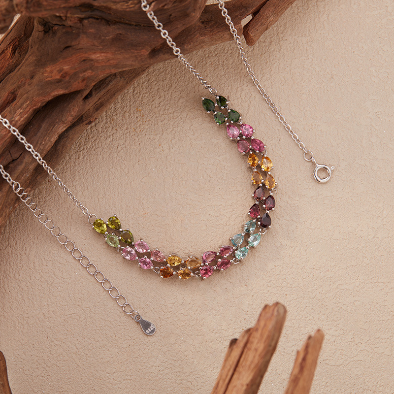 925 Sterling Silver Colored To - Charm Necklace Dainty 评论和价格