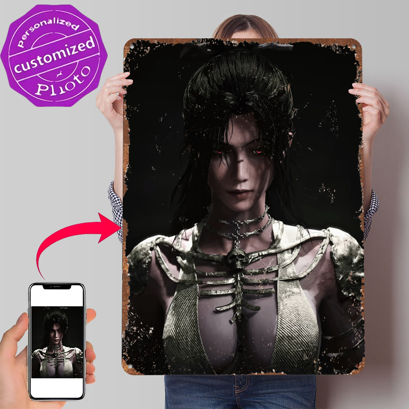 Dark Fantasy Woman With Red Ey - Women Accessories Poster 评论和价格