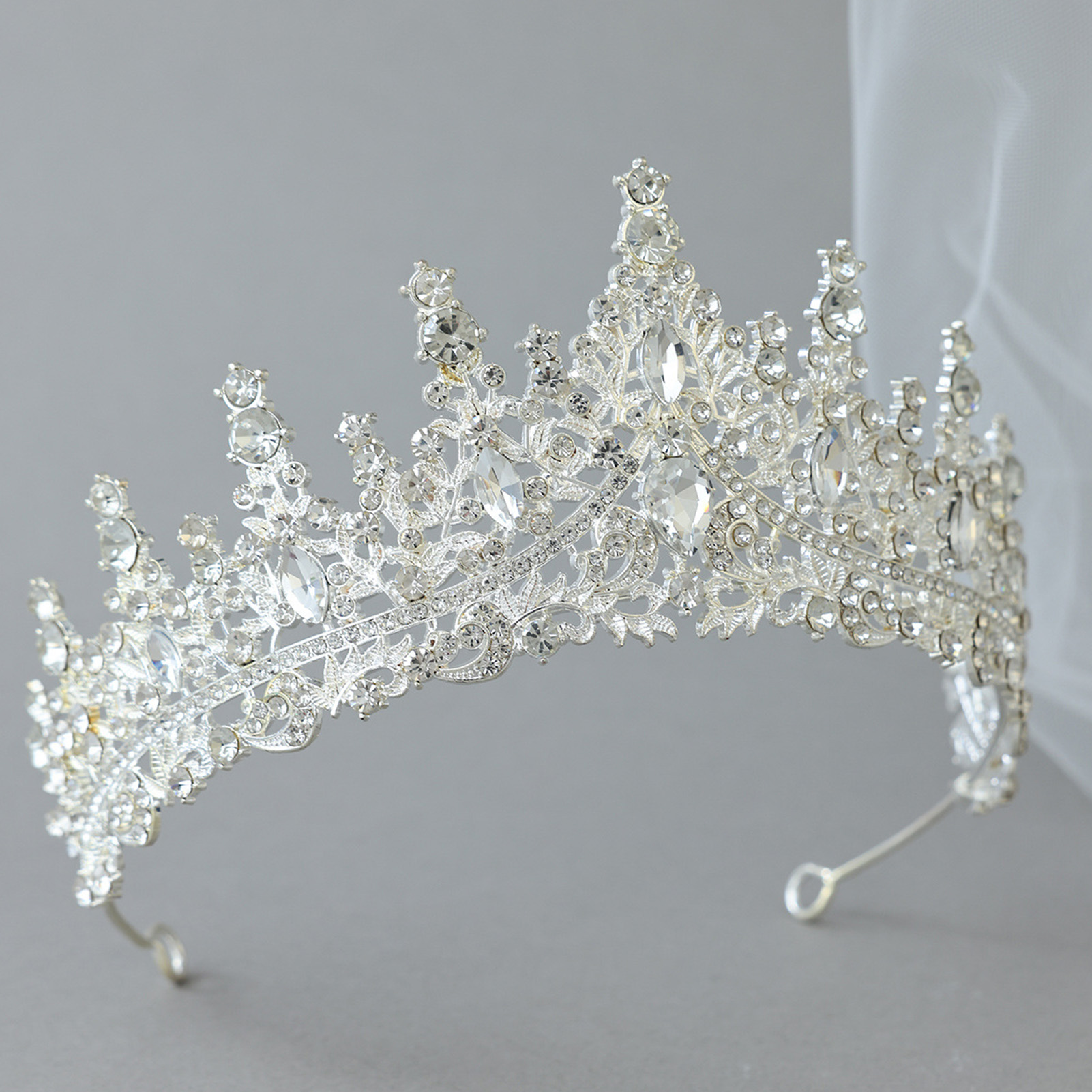 Bridal Headpiece Sparkling Rhi - Women'S Accessories Jewelry 评论和价格