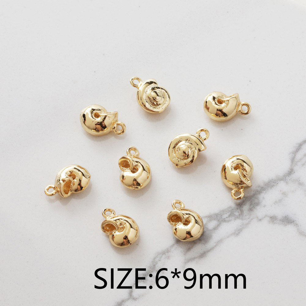 6PCS Dainty Small Conch Shell- - Charm Necklace Dainty 评论和价格
